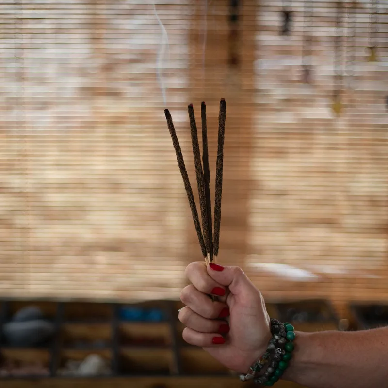 Banjara Cristal Gemas Incenso Sticks - Clear Quartz Pine — foto 1