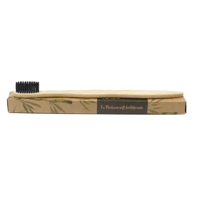 1x Bamboo Toothbrush - Charcoal Medium Soft — foto 4