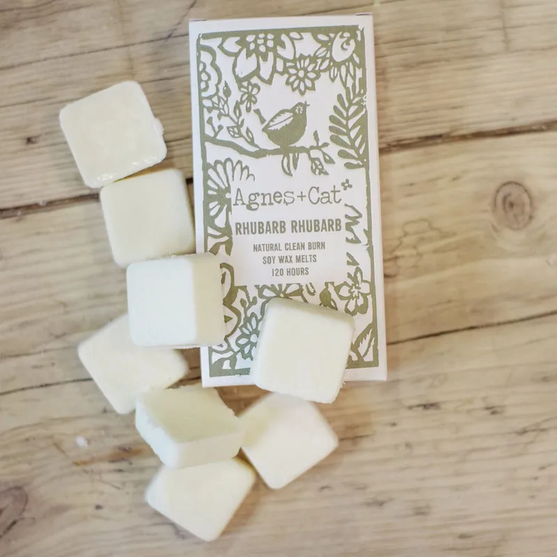 Scatola of 8 Cera Melts Rhubarb Rhubarb — foto 2