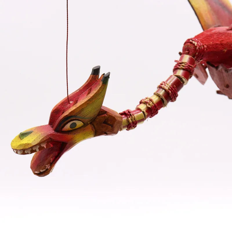 Red Coconut Dragon Mobile 37cm — foto 3