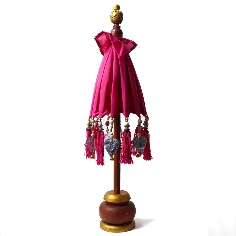 Bali Home Decor Parasol Cotton Pink 40cm — foto 1