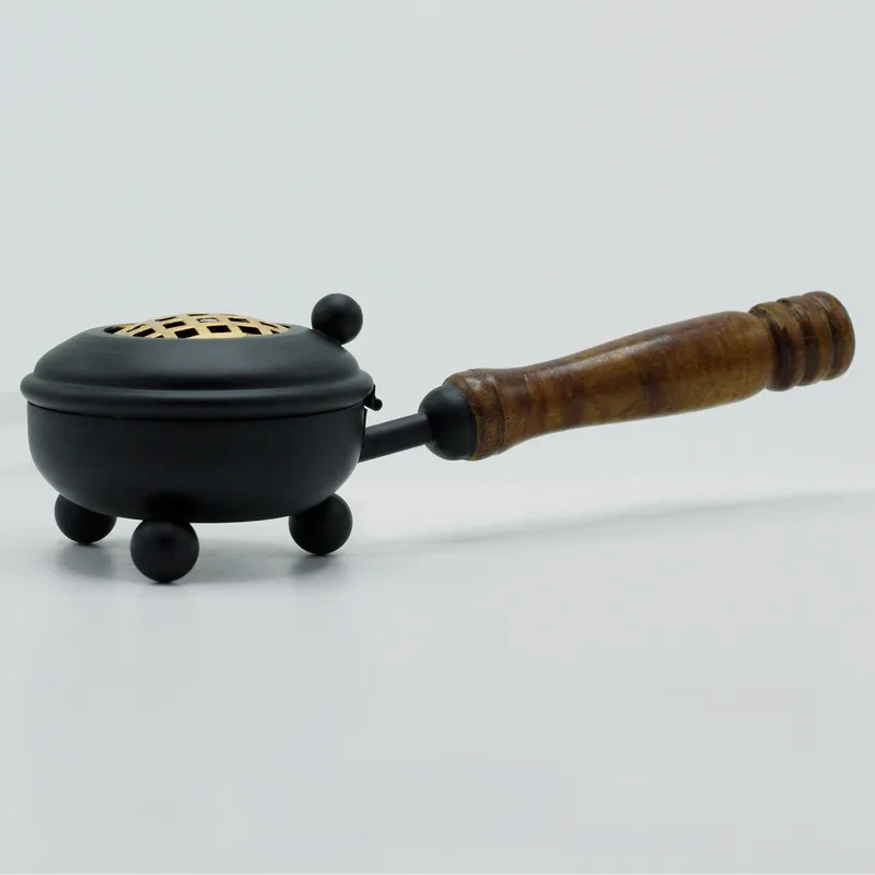 Med Iron Censer Incenso Bruciatore - Oro detail — foto 3