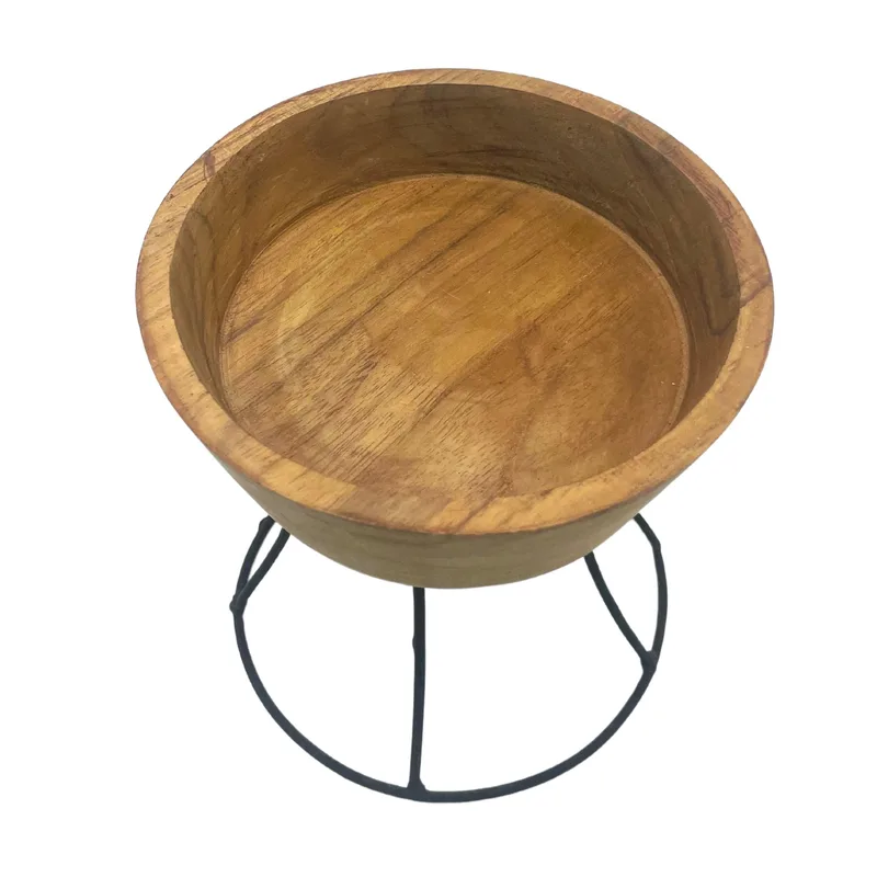 Elevated Teak Bowl 15cm Small Tray — foto 2