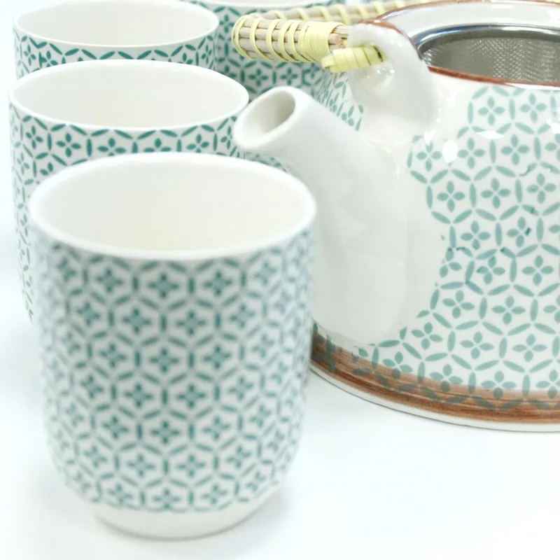 Herbal Teapot Set Verde Mosaic — foto 6