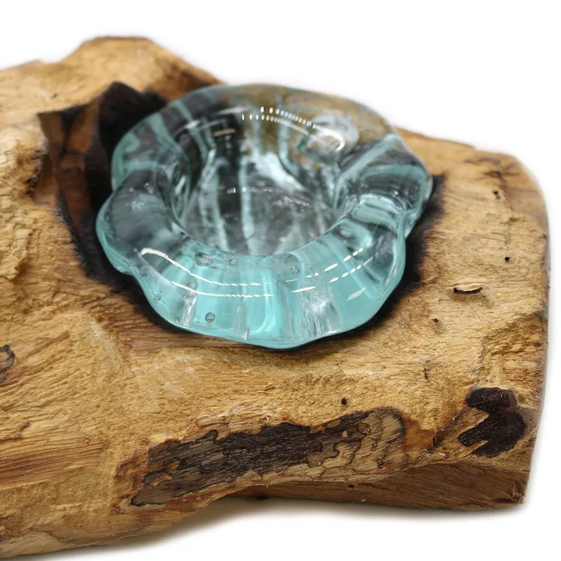 Molton Glass Flat Triple Candela Porta on Legno — foto 6