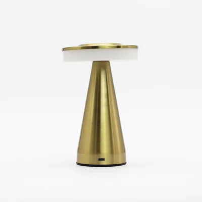 Touch Lamp - Tall Stem Bronze/Gold - USB (C) - Rechargeable (400 Watt) — foto 4