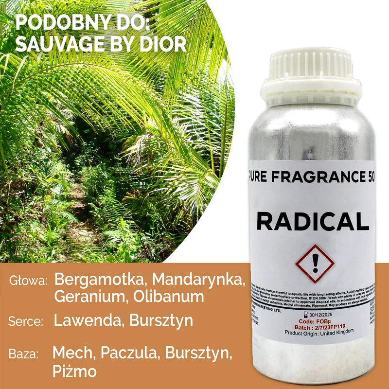 Olio profumo puro radical 500 ml — per ambienti — foto 1
