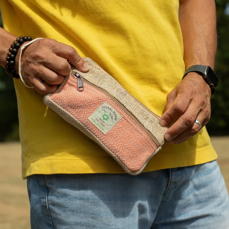 Hemp Phone/Tobacoo/Anything Zip Pouch (assorted) — foto 1