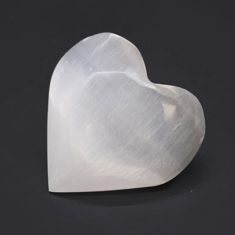Selenite Heart - 7-8cm — foto 1