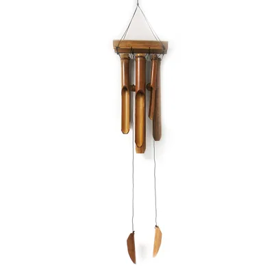 Bamboo Windchime - Naturale finish - 6 Large Tubes