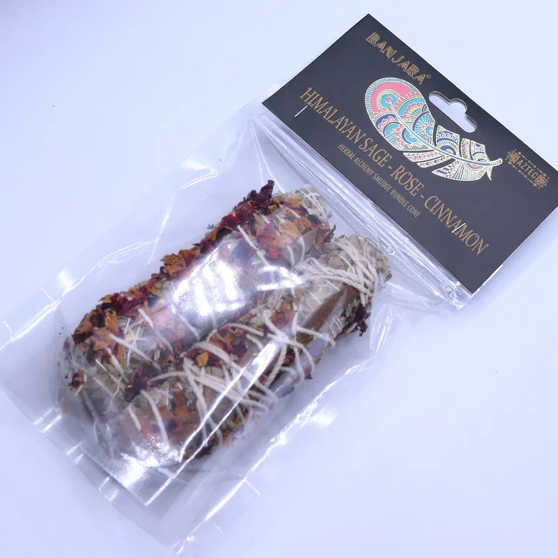 Banjara Smudge - Himalayan Sage, Rosa Cannella