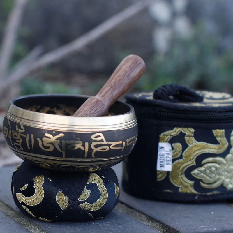 Mini Singing Bowl Gift Set Nero — foto 5