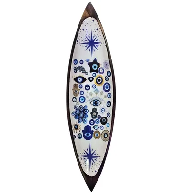 Enamel Incenso Bowl Mango Legno Evil Eye