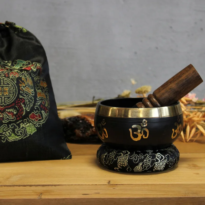 Yoga Om Singing Bowl Set — foto 3