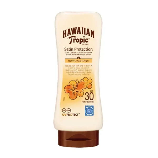 Hawaiian Tropic Satin Protection Ultra Radiance Latte Solare  Spf30 180ml