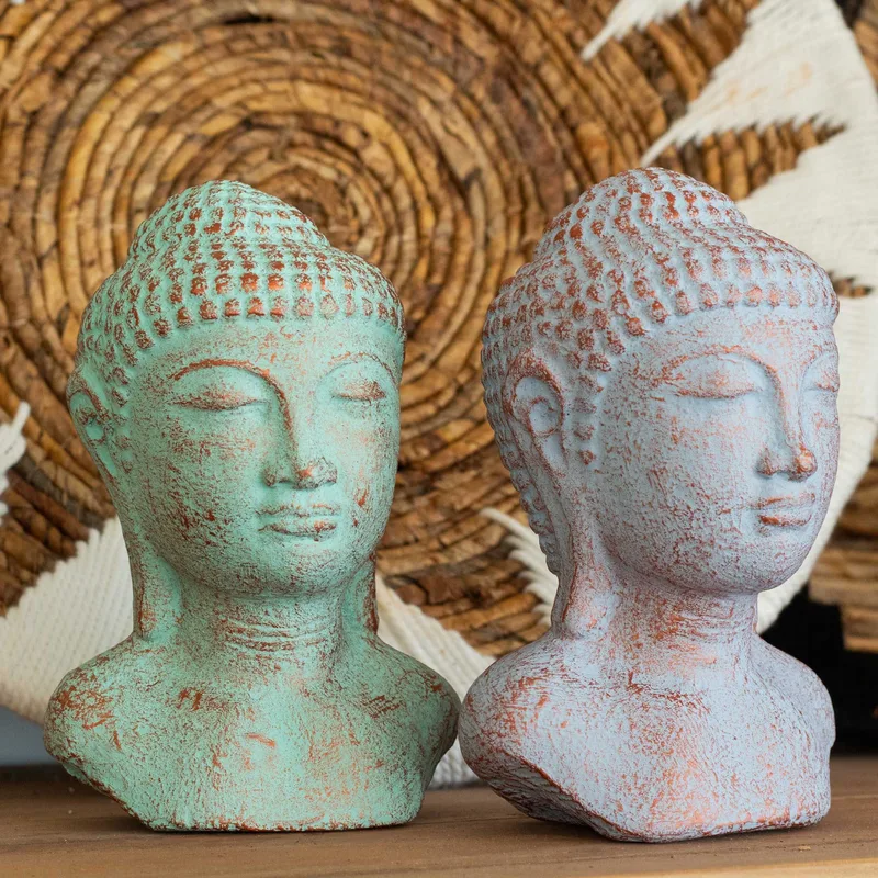 Tranquility Buddha Head Blu Copper — foto 1