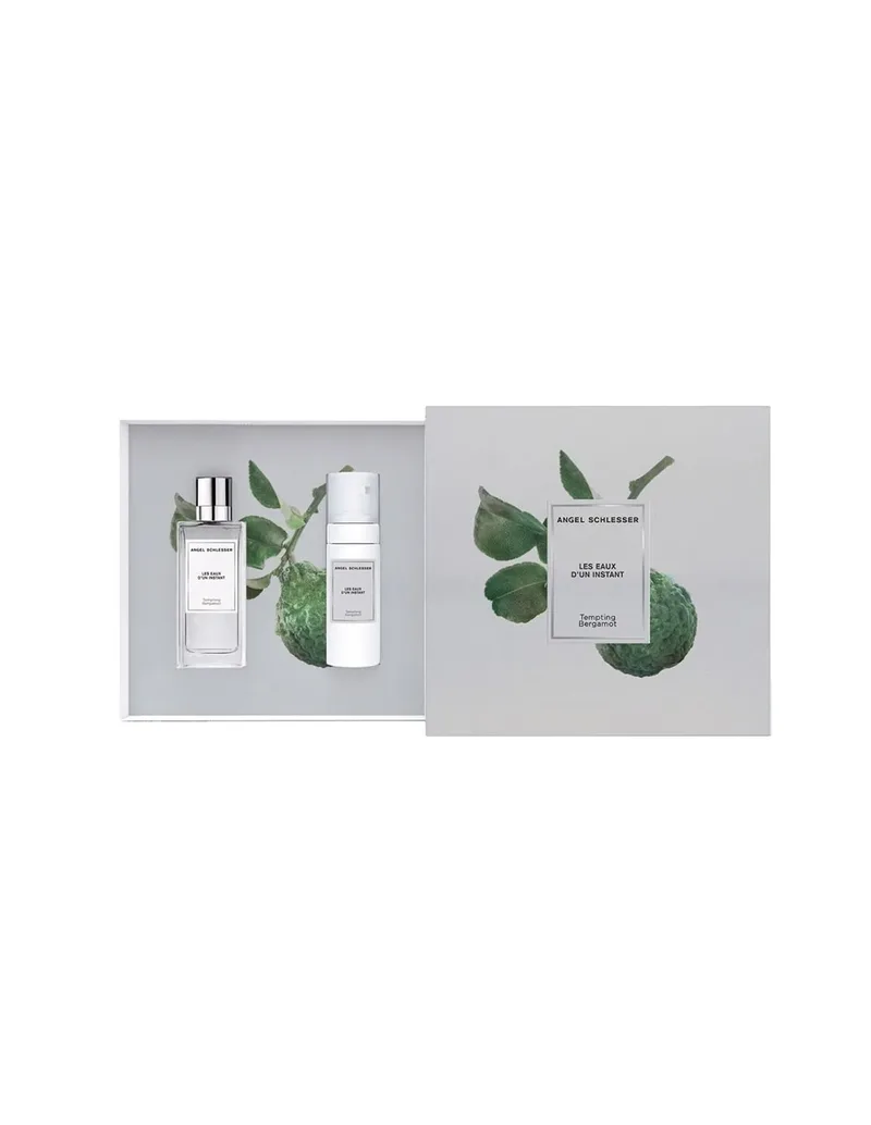 Angel Schlesser Instant Tempting Bergamont Watercolor Coffret Eau De Toilette Spray 100ml Set 2 Pieces
