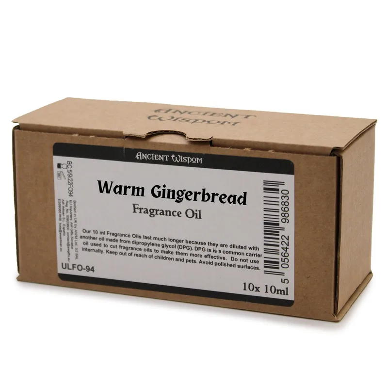 Warm Gingerbread Profumo Olio 10ml Bianco Label
