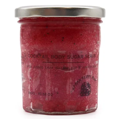 Fragranced Sugar Corpo Scrub Strawberry Rum 300g