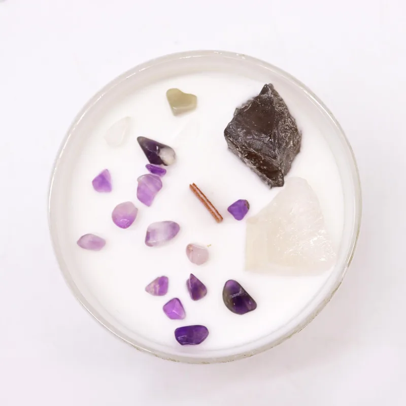 Chakra Crystal Candele - Crown Chakra — foto 4
