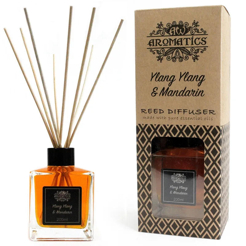 200ml Ylang Ylang & Mandarin Essenziale Olio Reed Diffusore — foto 5