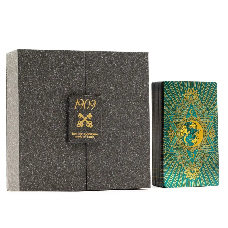 Oro & Turqoice Foil Tarot Card Gift Set — foto 2