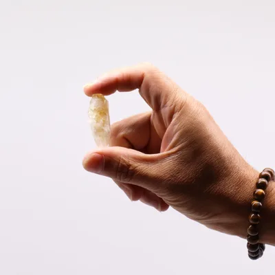 Raw Crystals (500gm) - Citrine Topaz Rough Points — foto 1