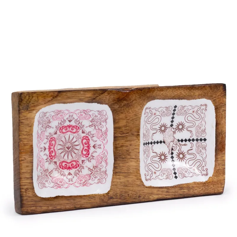 Double Trinket Tray 20x10x2.5cm Hop Hare