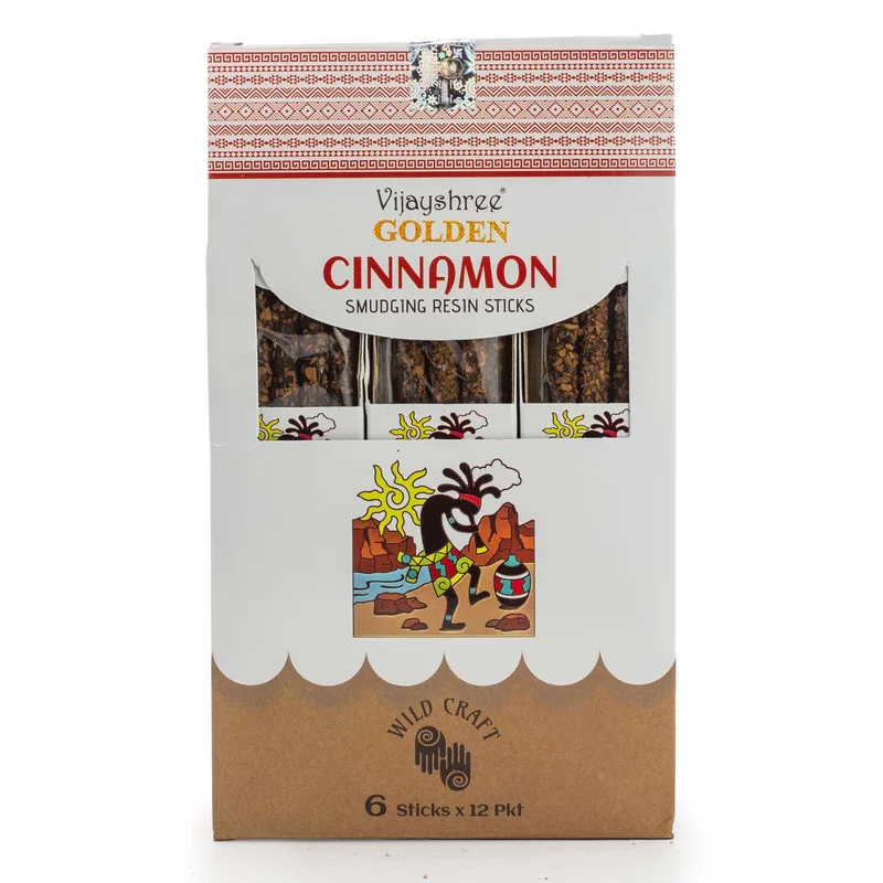 Golden Cannella Smudging Resin Sticks - 30g — foto 4