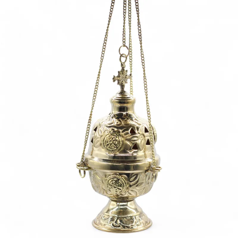 Hanging Brass Incenso Bruciatore — foto 2