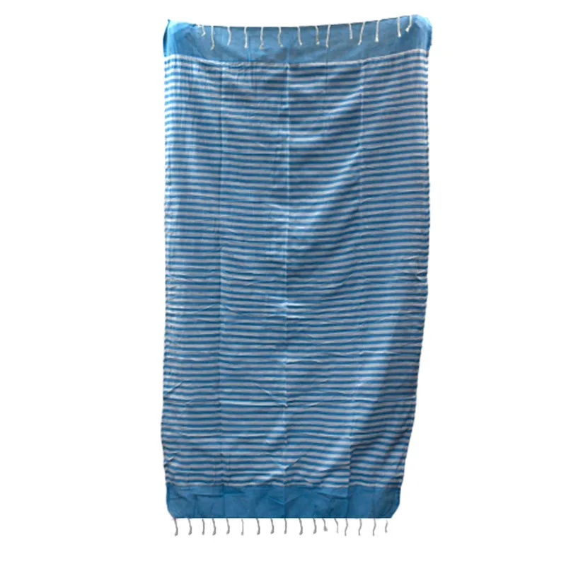 Cotton Pario Throw - 100x180 cm - Sky Blu — foto 4