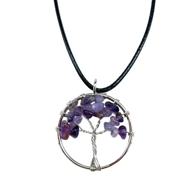 Pendente Albero della Vita - Amethyst