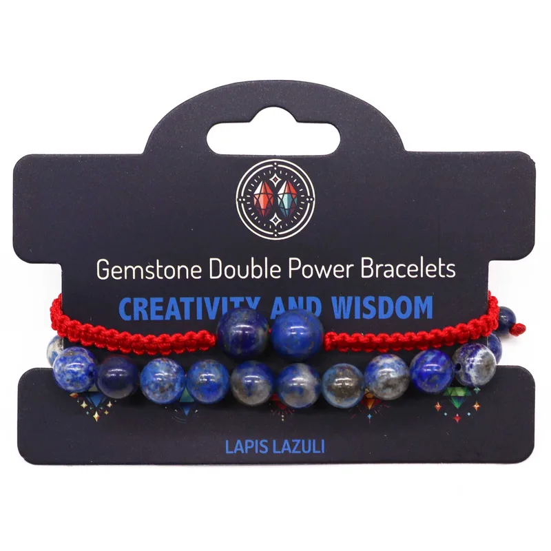 Gemstone Double Power Bracelets- Sodalite — foto 2