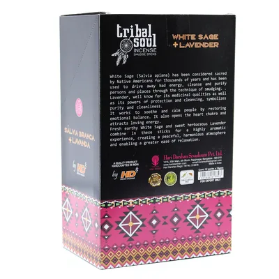 Tribal Soul Incesne - Bianco Sage + Lavanda