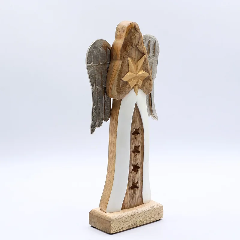 Large Mango Legno Star Angel Metal Wings & Enamel Detail — foto 1