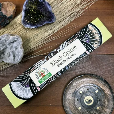 Namaste Mandala Masala Incenso Nero Opium — foto 3