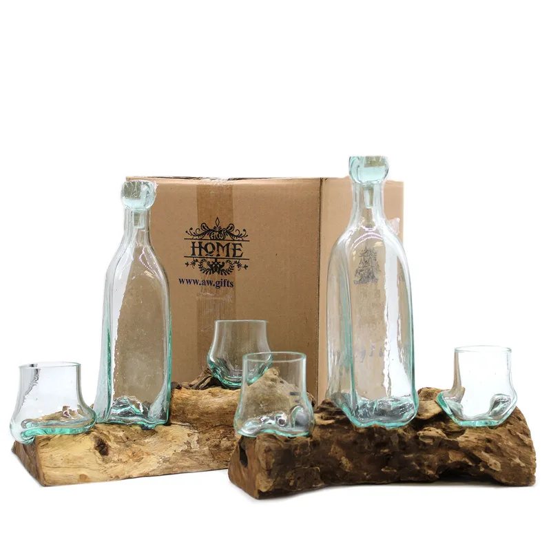 Molton Glass on Legno Whisky Set — foto 2