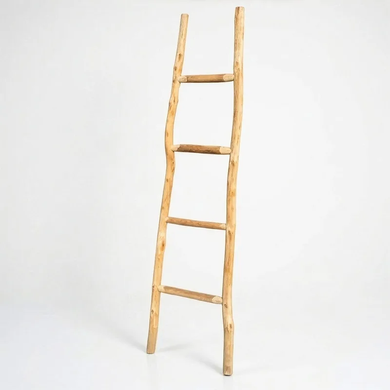 Large Kemu Legno Ladder 1.5m Naturale Japan Style
