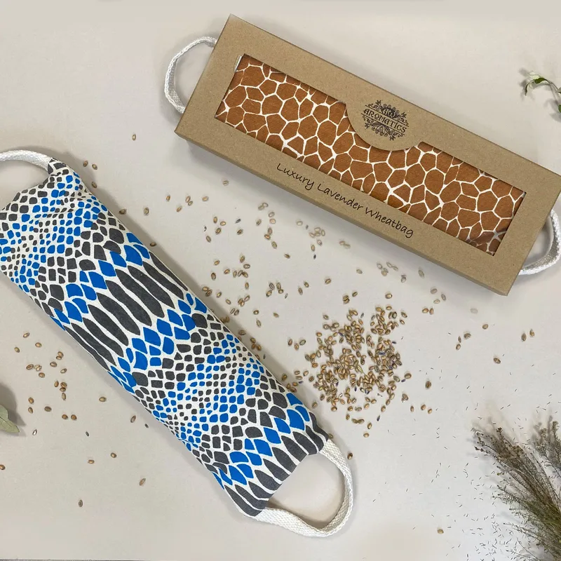 Luxury Lavanda Wheat Bag in Gift Scatola Madagascar Giraffe — foto 6