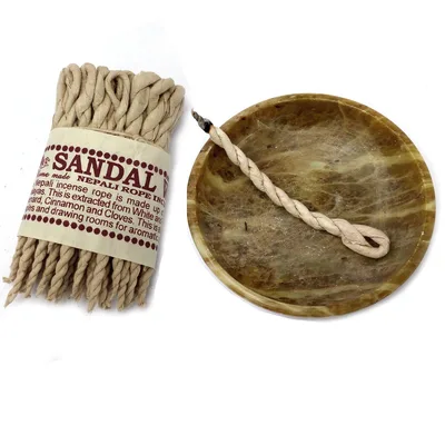 Puro Herbs Incenso Rope - Sandalwood & Spice — foto 2
