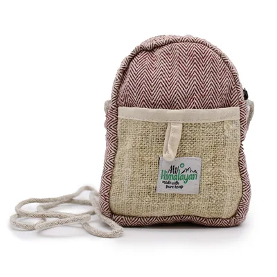 Borsa Rigida in Canapa per Cellulare con Cordino – Colore Casuale — foto 3