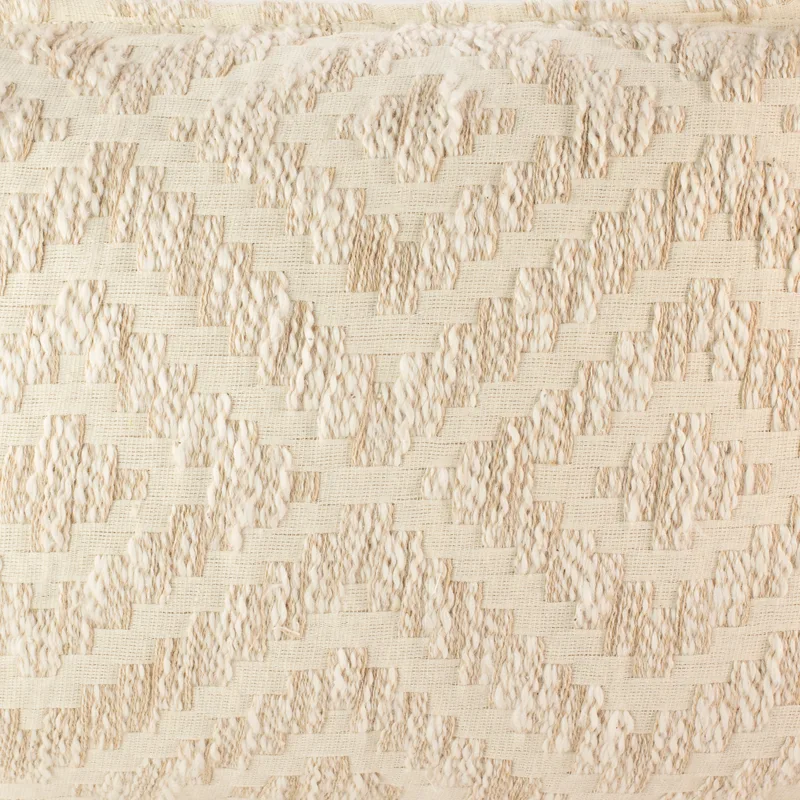 Classic Cushion Cover - Neutral Geo Creme - 30x50cm - Lumber Style — foto 3