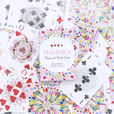Mandala Playing & Oracle Cards – Kaleidoscope Symmetry — foto 4