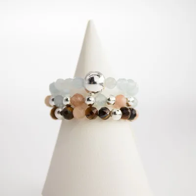 Nymph Spirit Gemstone Ring Set - Sea Sunset — foto 2