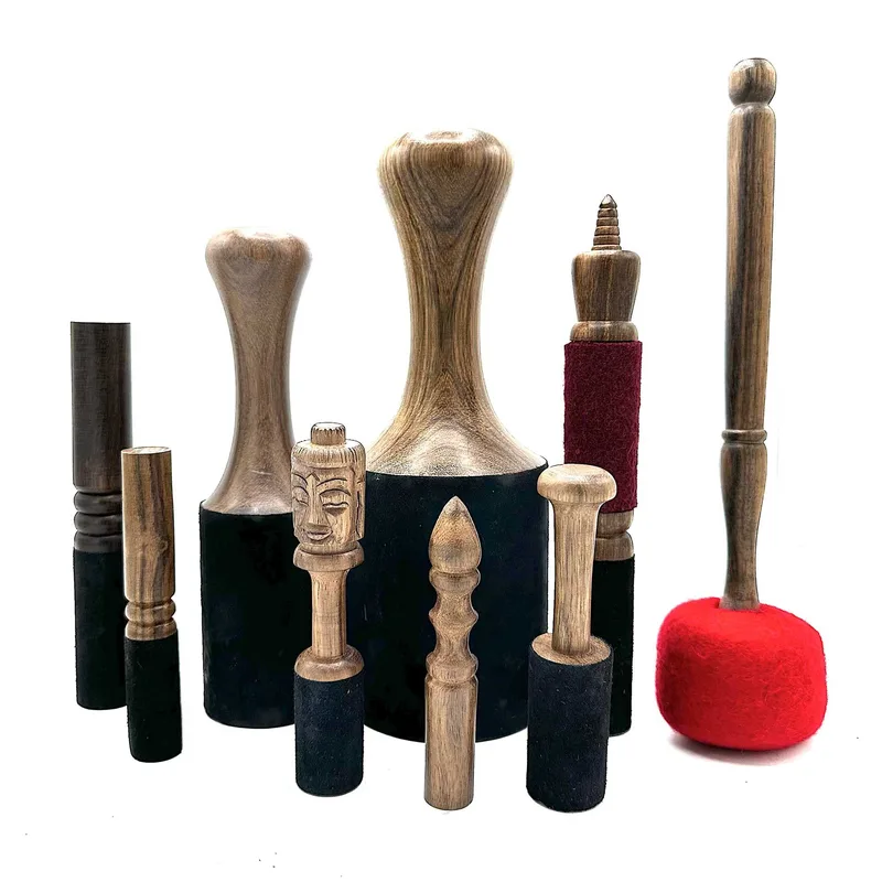 Wooden Stick 14cm Namaste Carving — foto 1