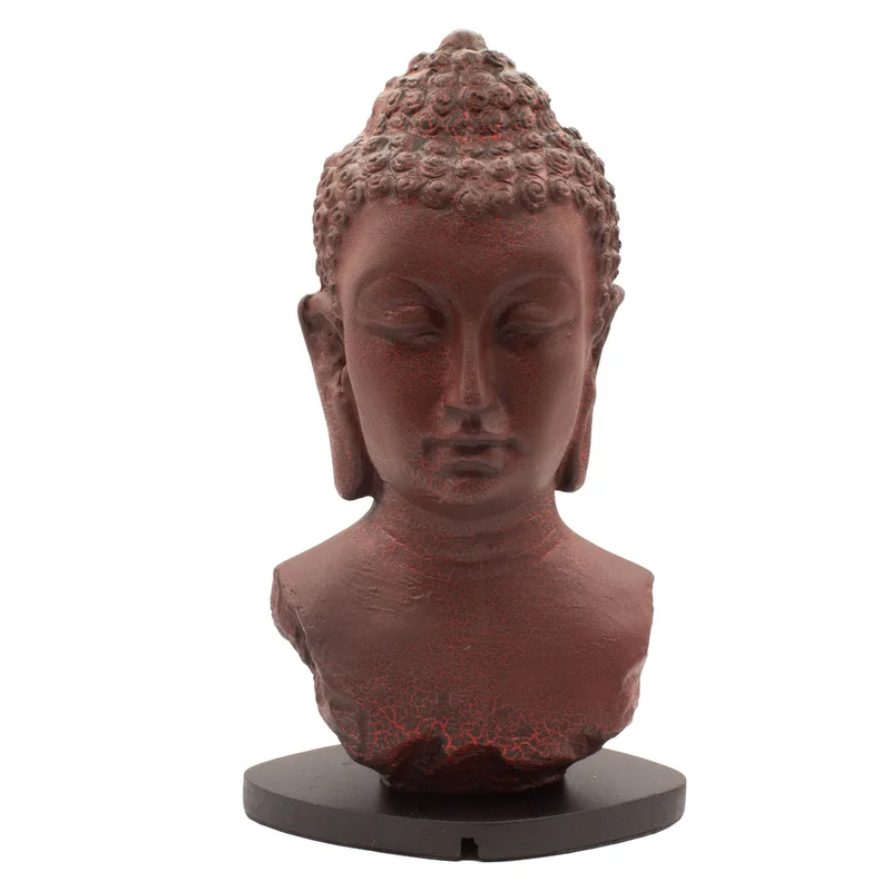 Buddha Bust Lamp Molton Lava Oval stand — foto 1