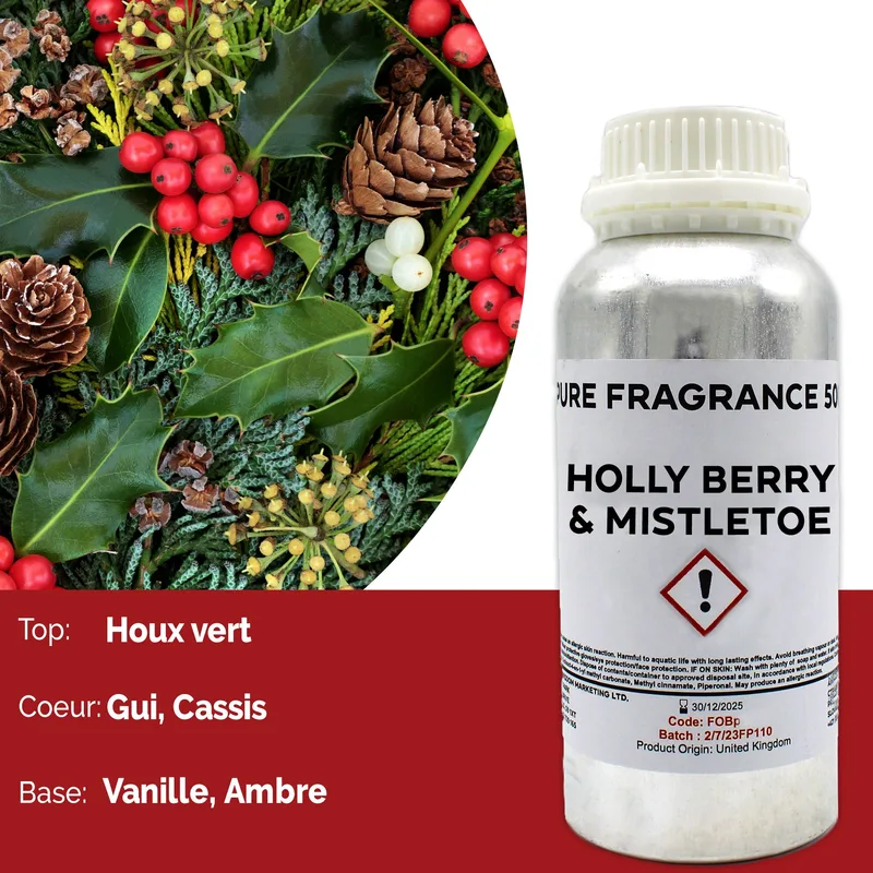 Holly Berry & Mistletoe Puro Profumo Olio 500ml