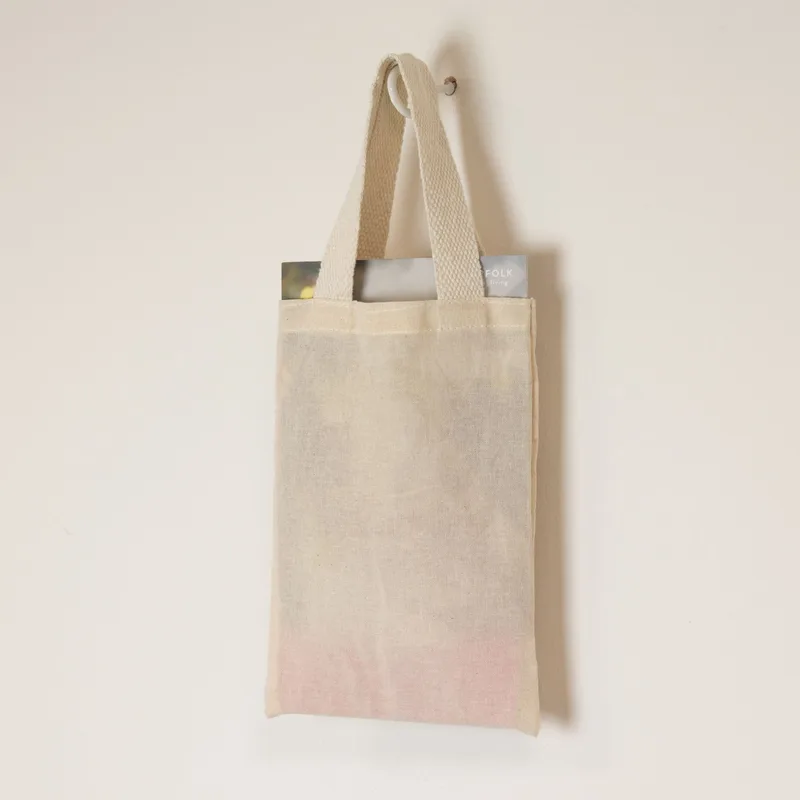 Nomad Sari Iconic Mini Gift Tote Bag - Unprinted- (25x18cm) - Naturale 4oz — foto 2