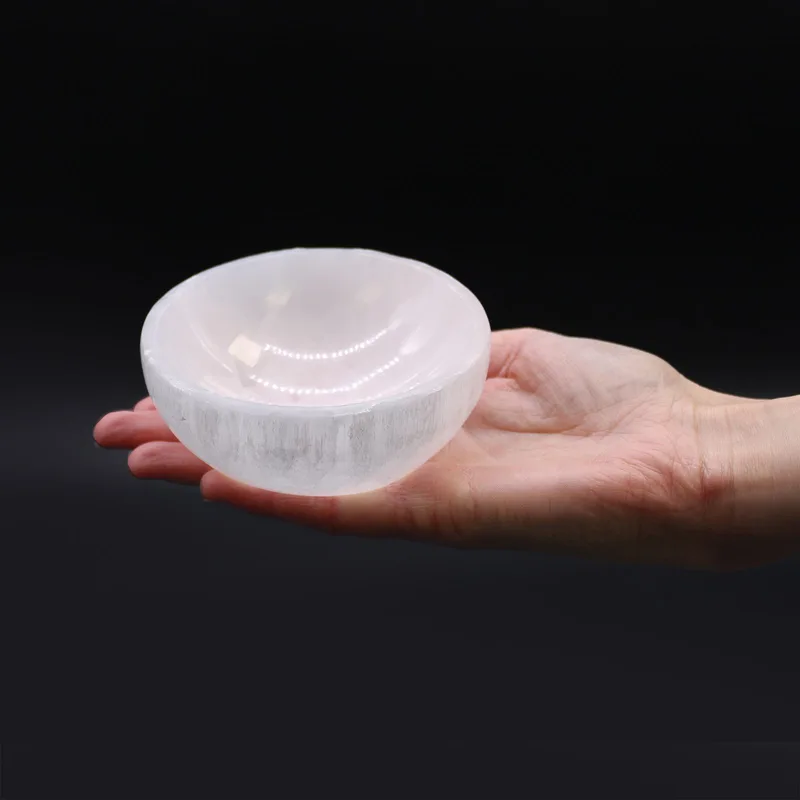 Selenite Round Bowl - 10cm — foto 1