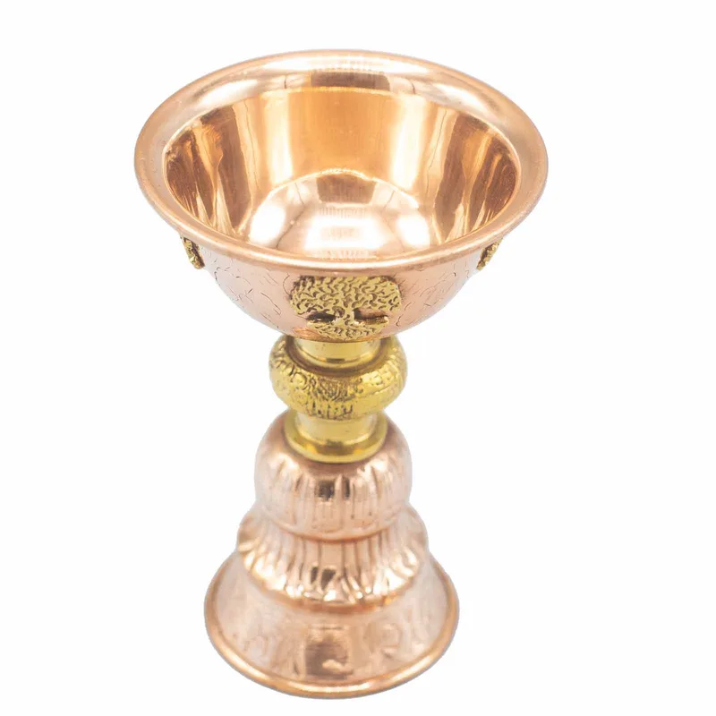 Boccaio in rame "Copper Ritual" con Albero della Vita, 10x15cm — foto 2